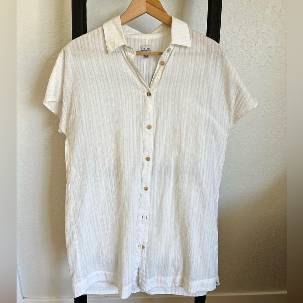 Rhythm long shirt/cover up. New without tags